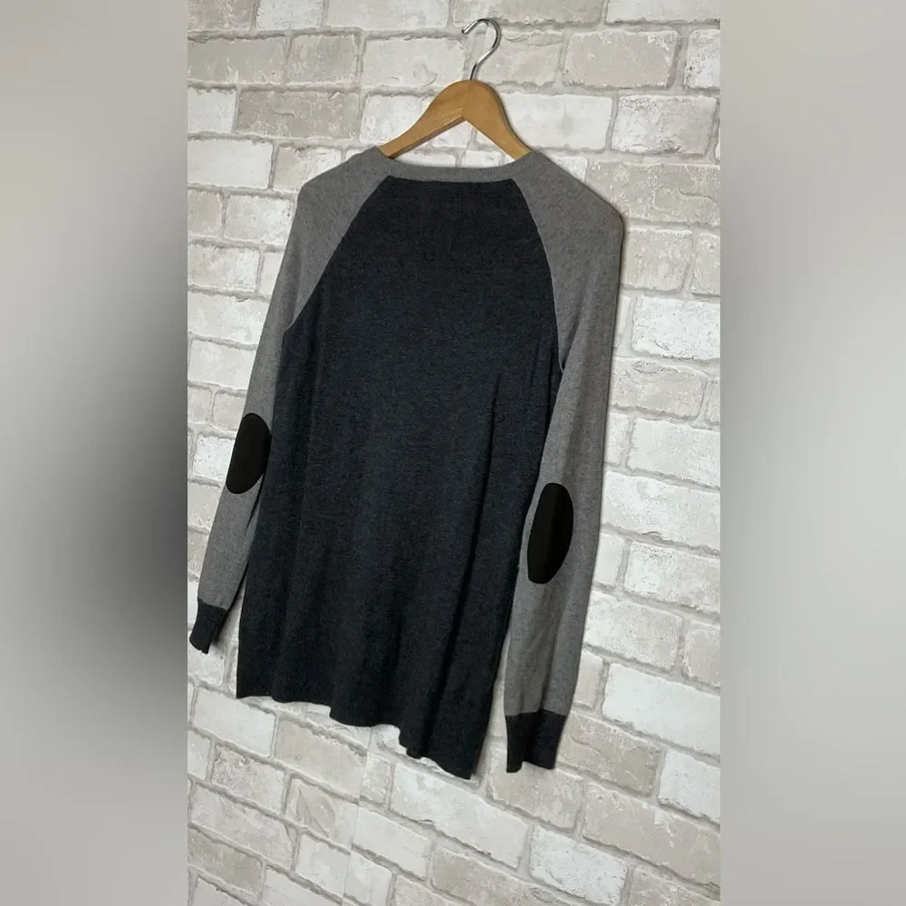 J. Crew Gray Wool & Rabbit Hair Blend Crewneck Sweater Size XS